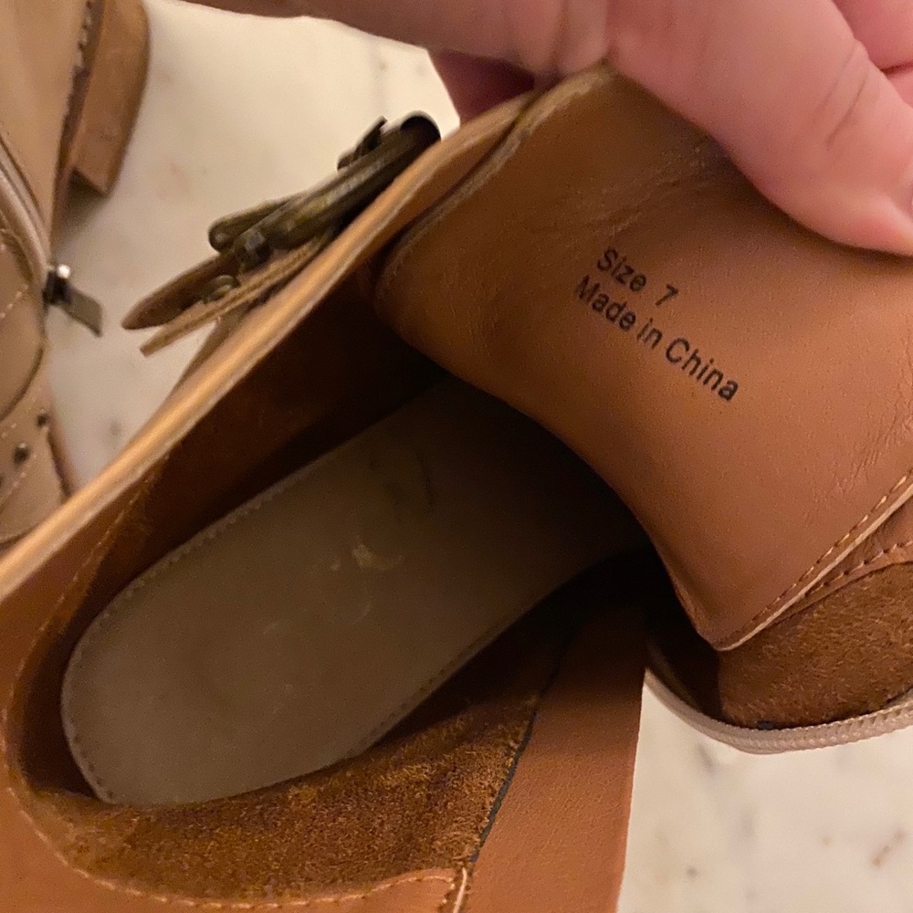 Tan Booties - Picture 2 of 5